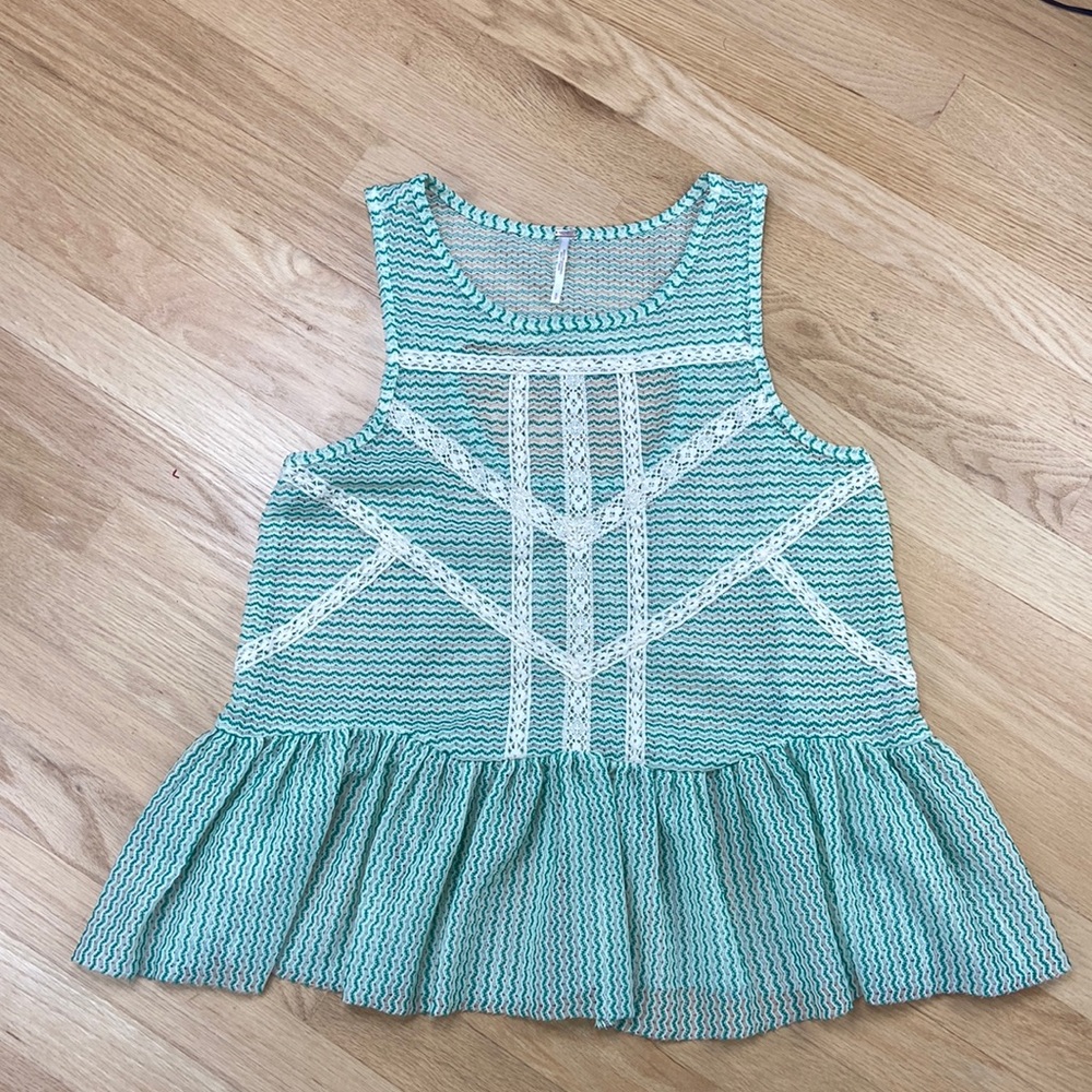 Free People “Cottage Core” Top Size S